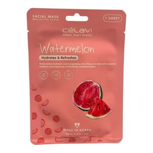 Watermelon Facial Skincare Mask Mascarilla Paraben Free Sulfate Free Oil Free